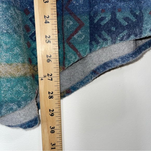 Vintage LL Bean Women's XL Aztec Southwest Print Button Down Shirt Flannel USA - Picture 11 of 11